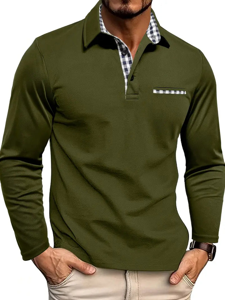 Tom | Poloshirt mit langen Ärmeln