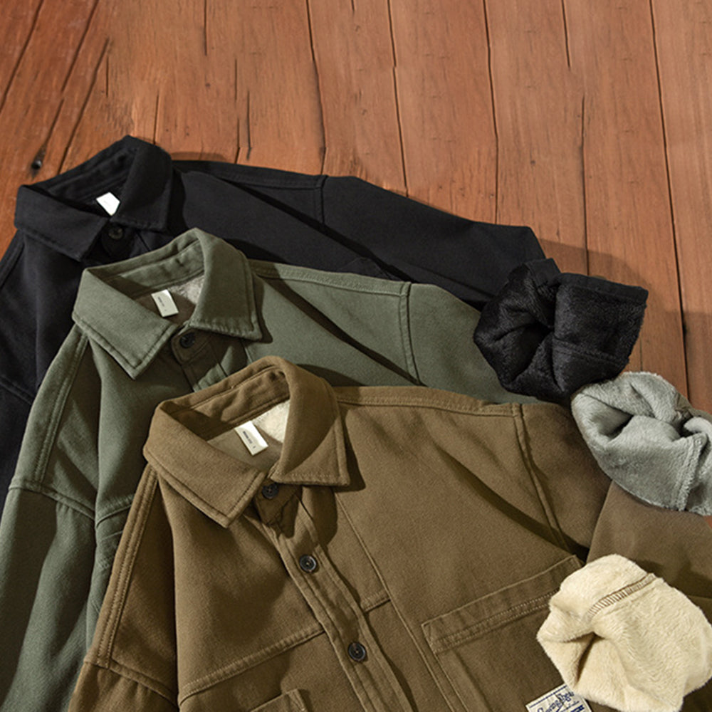 Niklas | Cargo-Fleece-Überhemd