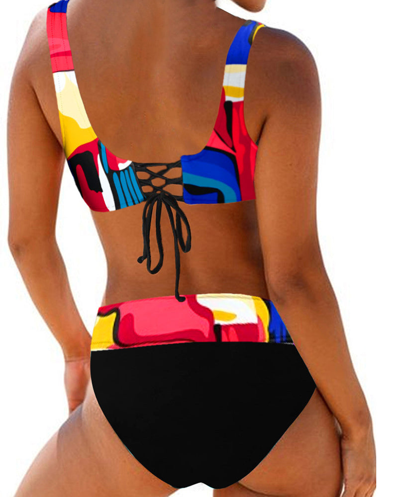 Tilda | Bikini mit Buntem Print