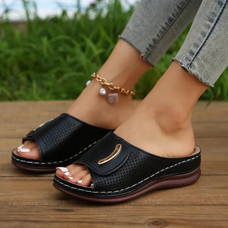 Joanna | Minimalistische Slip-On-Sandalen