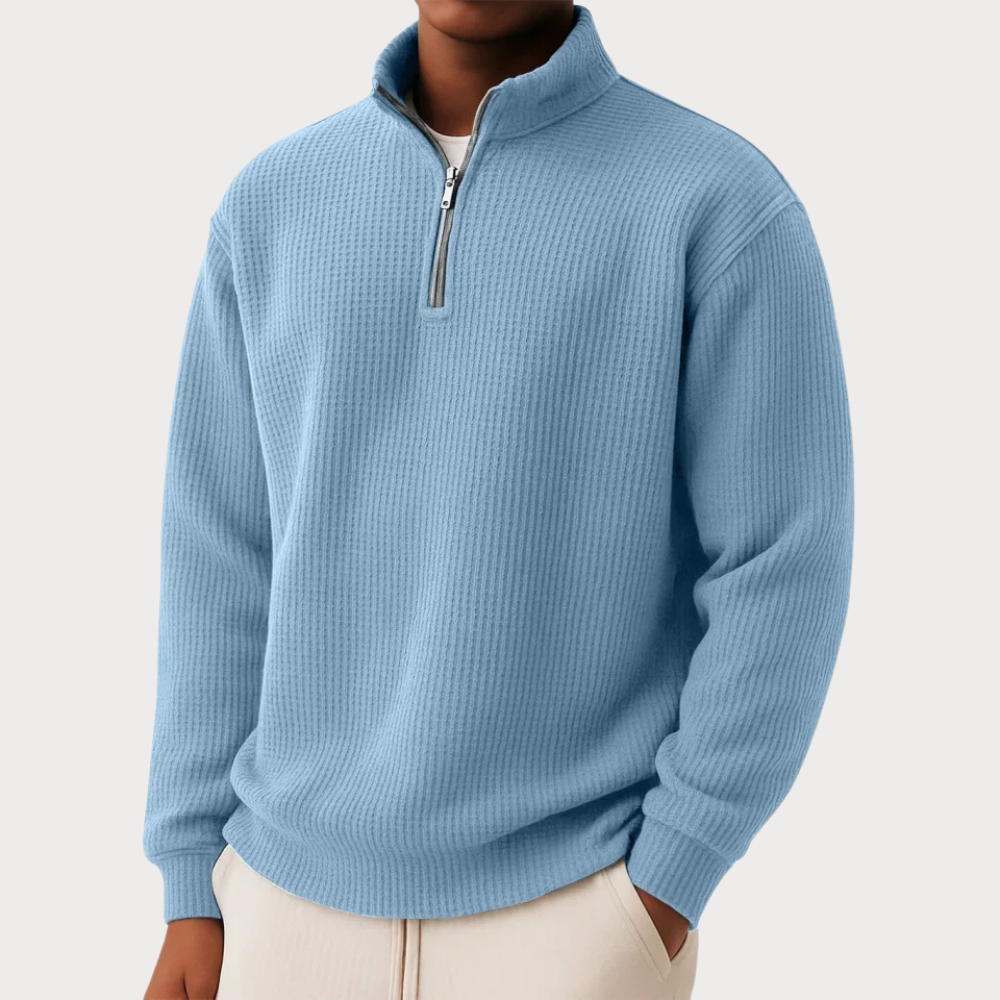 DAMIEN | Zip-Pullover mit täglichem Komfort und zeitlosem Stil
