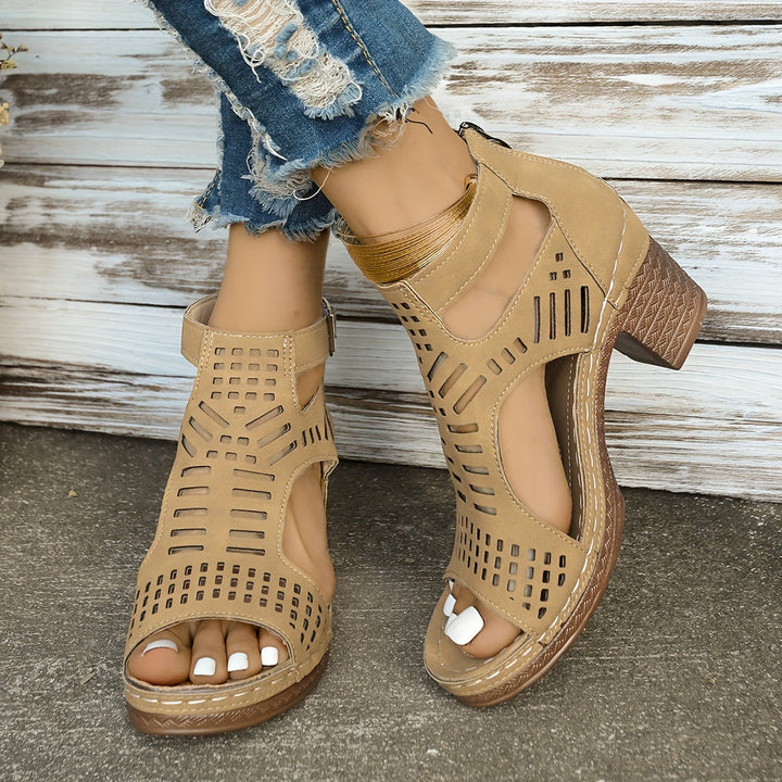 Elena | Sandalen mit Doppelriemen