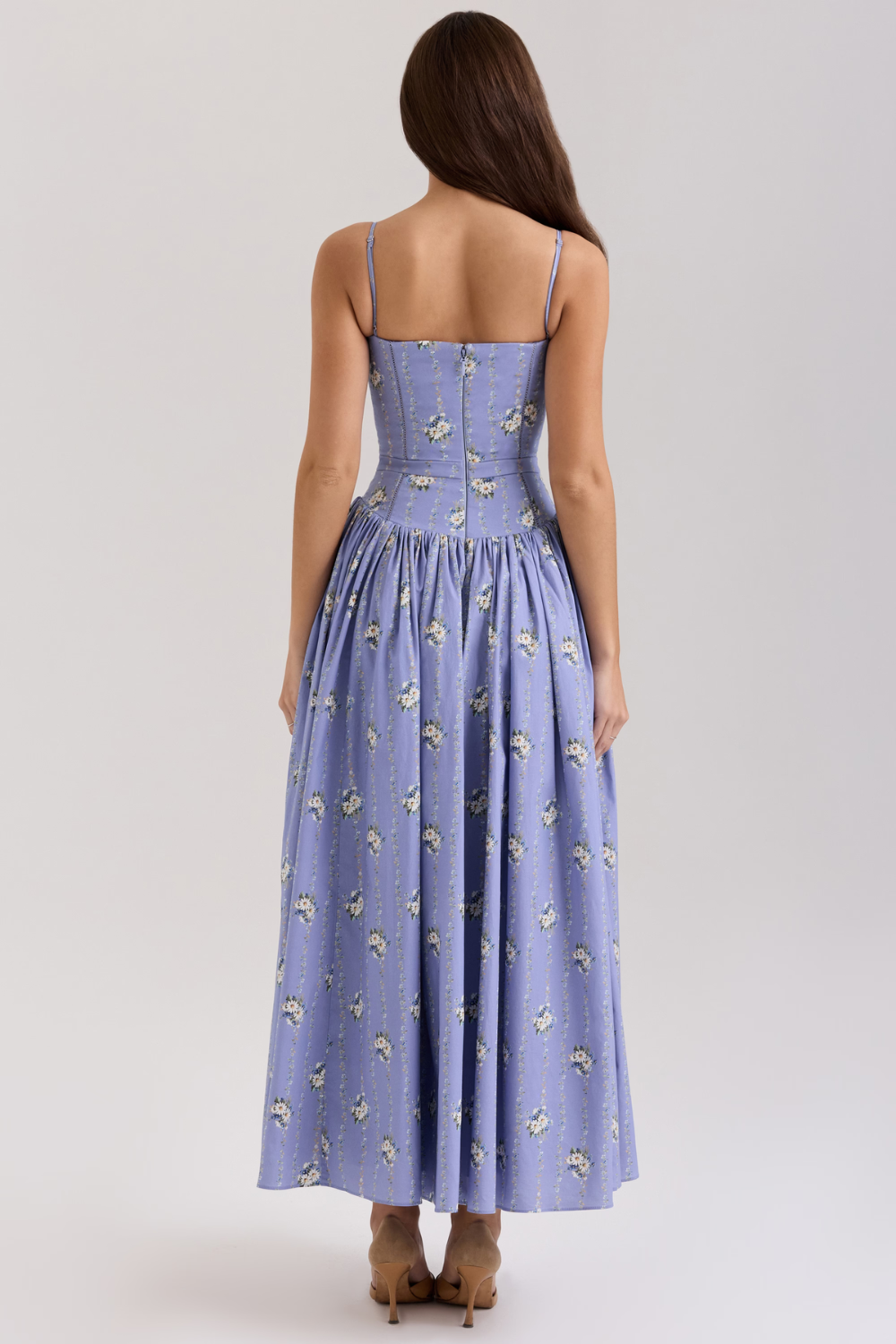 Estrella | Midi-Kleid mit Blumenmuster
