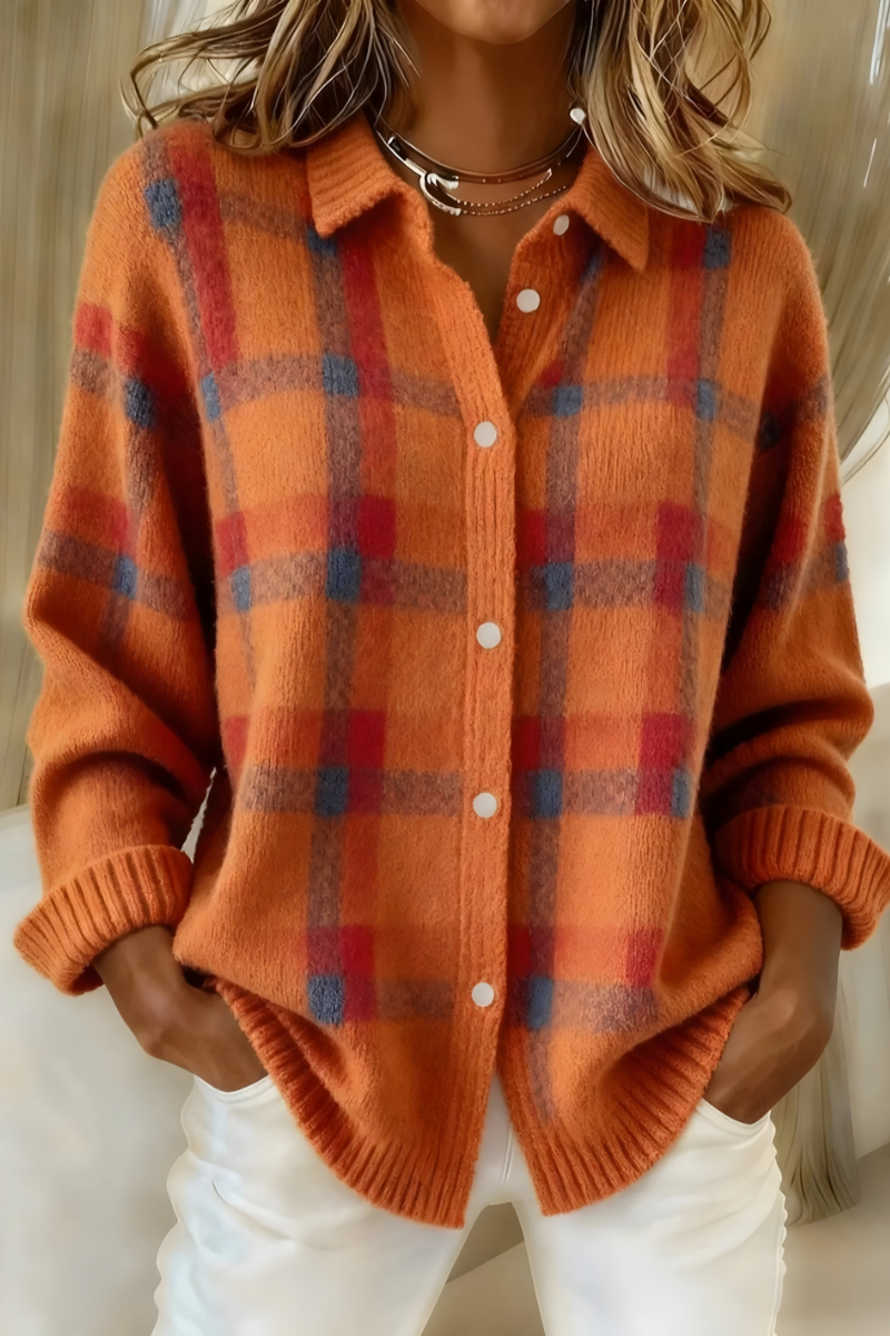 Anne | warme karierte Bluse
