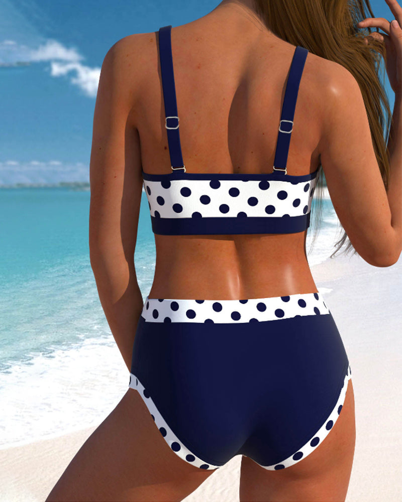 Samira | Highwaist-Bikini mit Punkten
