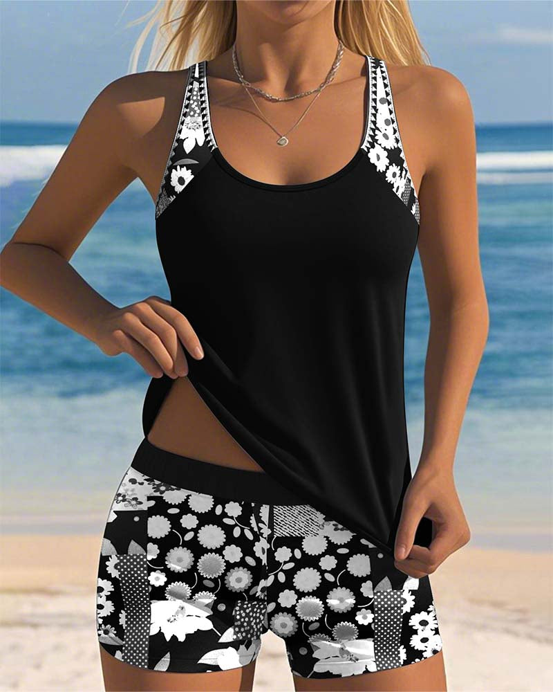 Jule | Tankini mit Blumenmuster