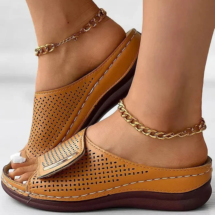 Joanna | Minimalistische Slip-On-Sandalen