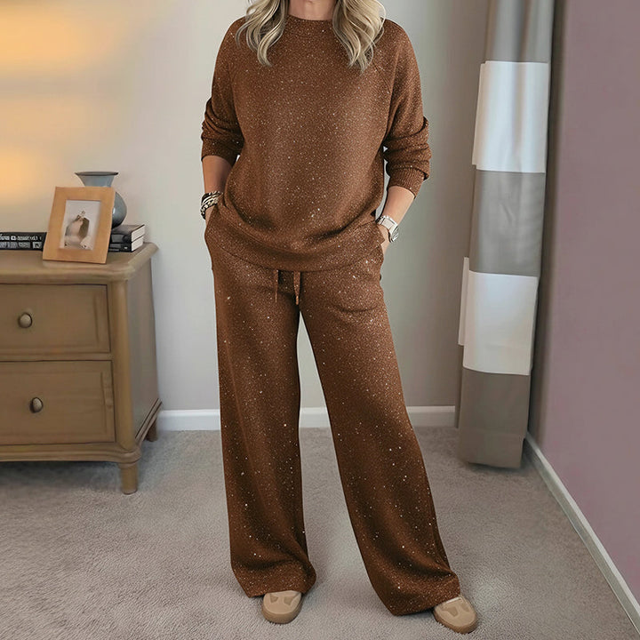 Elise | Damen-Glitzer-Weihnachts-Zweiteiler