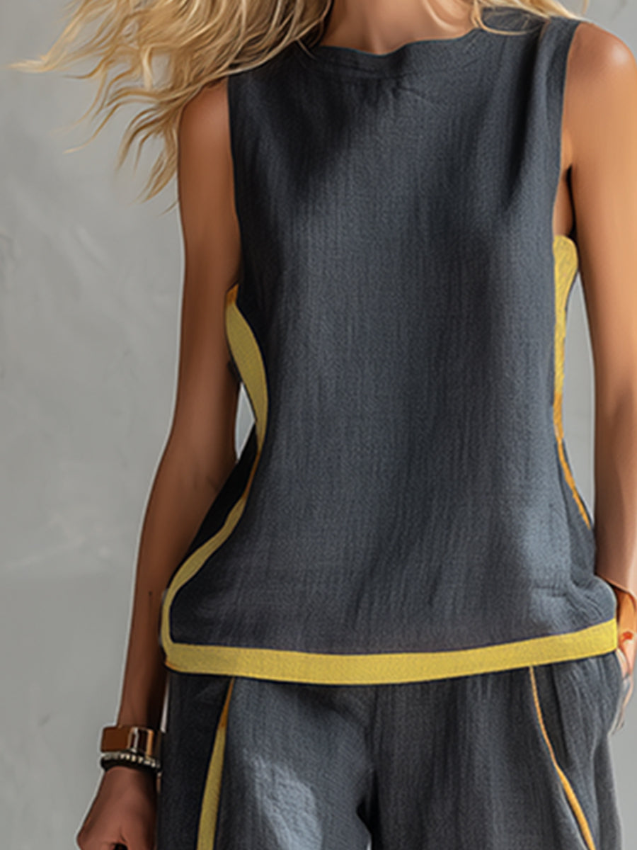 Soraya | Elegantes Set mit weitem Bein und lockerer Passform
