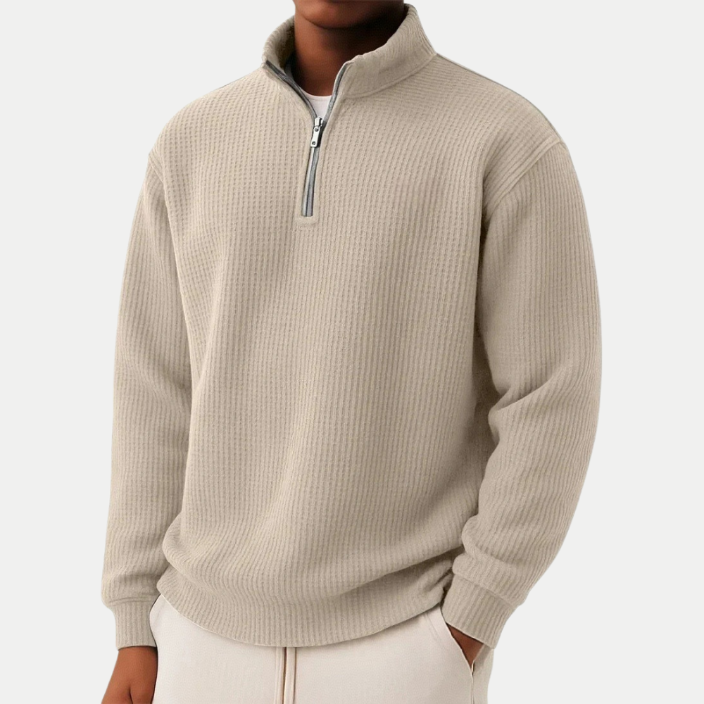 DAMIEN | Zip-Pullover mit täglichem Komfort und zeitlosem Stil