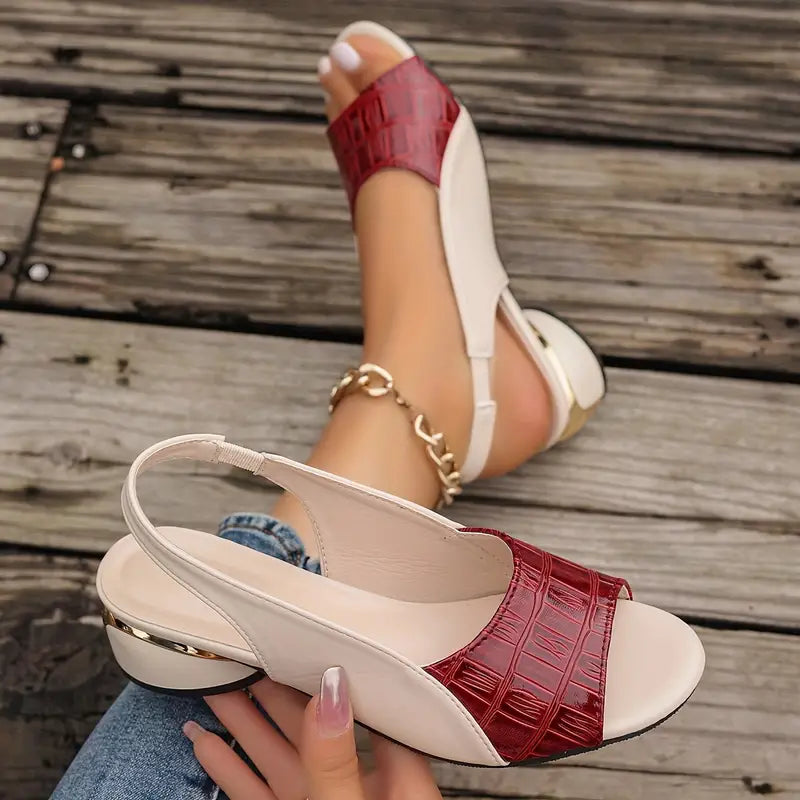 Gloria | Moderne Slingback-Sandalen
