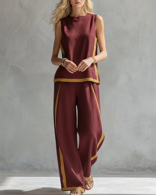 Soraya | Elegantes Set mit weitem Bein und lockerer Passform