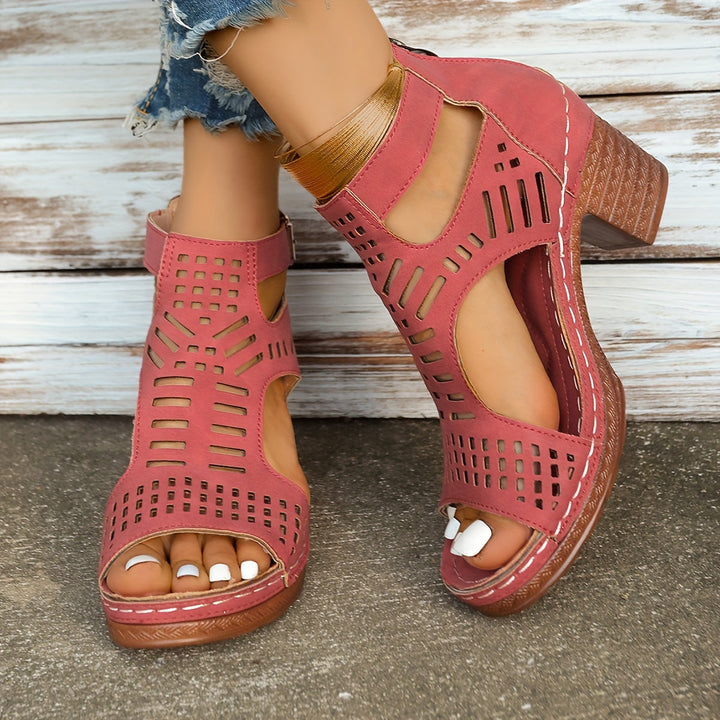 Elena | Sandalen mit Doppelriemen