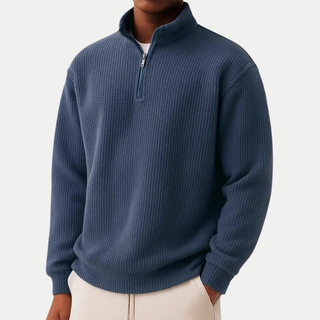 DAMIEN | Zip-Pullover mit täglichem Komfort und zeitlosem Stil