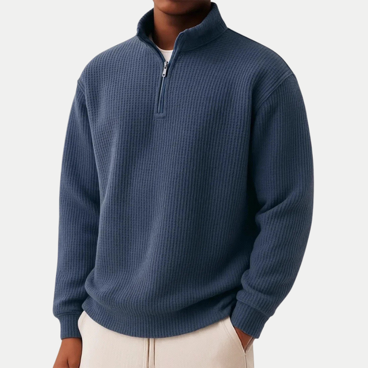 DAMIEN | Zip-Pullover mit täglichem Komfort und zeitlosem Stil