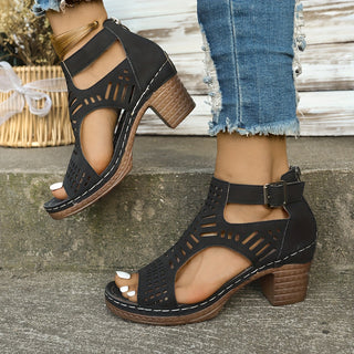 Elena | Sandalen mit Doppelriemen