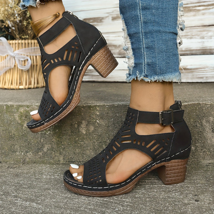Elena | Sandalen mit Doppelriemen