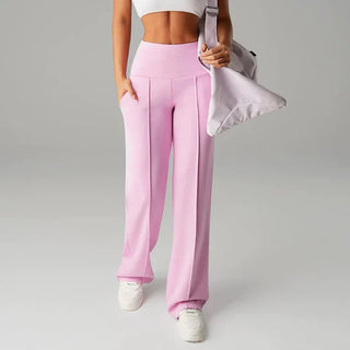 Alba | Hosen mit geradem Schnitt und weitem Bein
