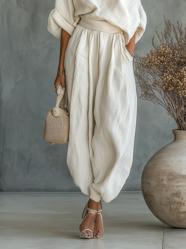 Ayla | Minimalistisches One-Shoulder-Set