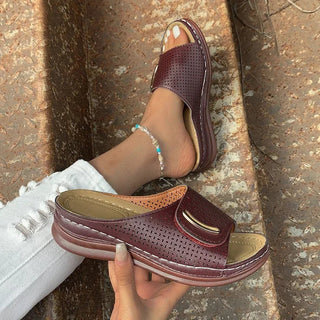 Joanna | Minimalistische Slip-On-Sandalen