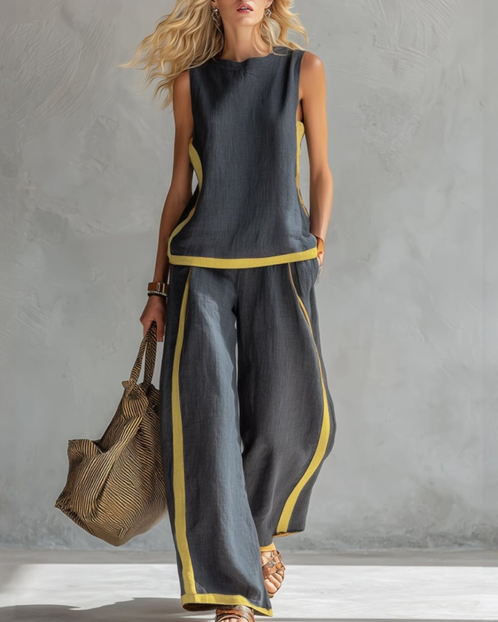 Soraya | Elegantes Set mit weitem Bein und lockerer Passform