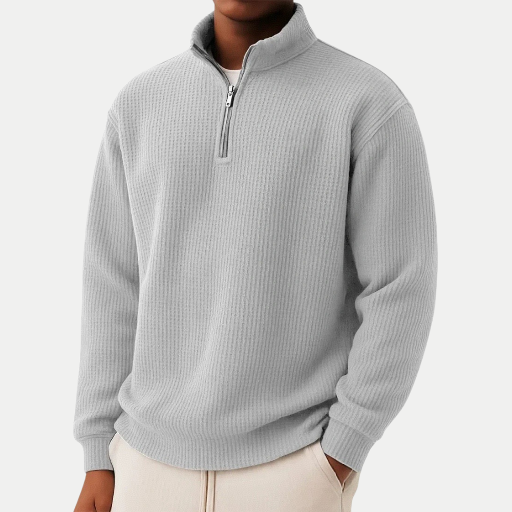 DAMIEN | Zip-Pullover mit täglichem Komfort und zeitlosem Stil