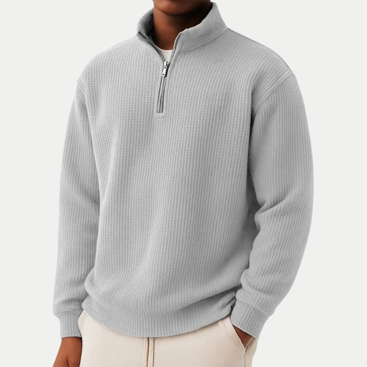 DAMIEN | Zip-Pullover mit täglichem Komfort und zeitlosem Stil