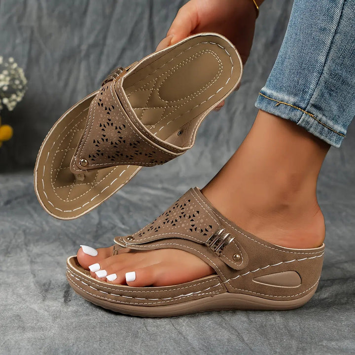 Élodie - Keil-Zehensandalen für Damen