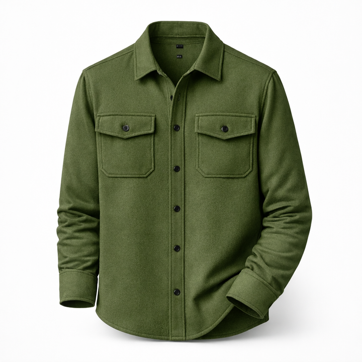 FRIEDRICH | Klassisches Herren-Overshirt mit Knöpfen