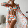 Finja | Bedrucktes 3-teiliges Bikini-Set