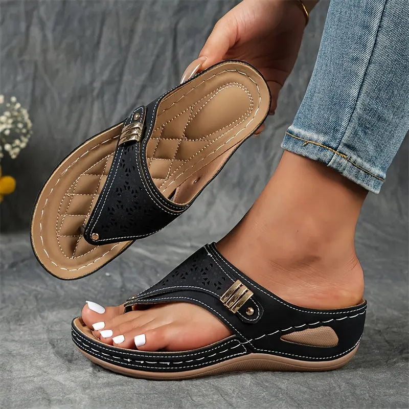 Élodie - Keil-Zehensandalen für Damen