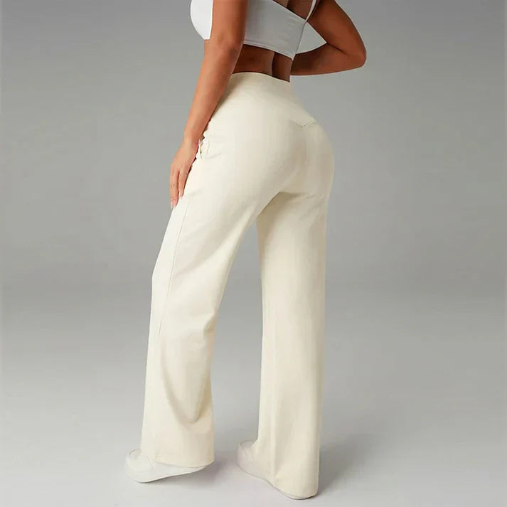 Alba | Hosen mit geradem Schnitt und weitem Bein