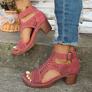 Elena | Sandalen mit Doppelriemen