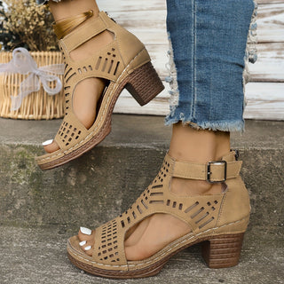 Elena | Sandalen mit Doppelriemen