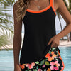 Viktoria | Lebendiger Tankini mit Kontrastdetails