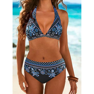 Gudrun | Halterneck-Bikini im Mediterranen Stil