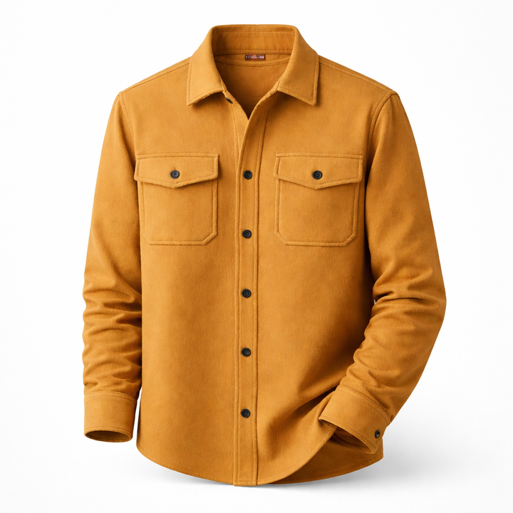 FRIEDRICH | Klassisches Herren-Overshirt mit Knöpfen