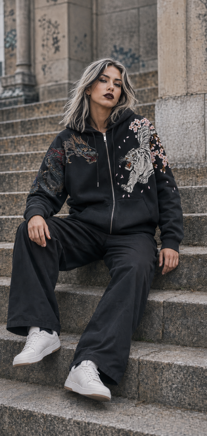 Sazura Zip-Hoodie Unisex 'NEW COLLECTION'