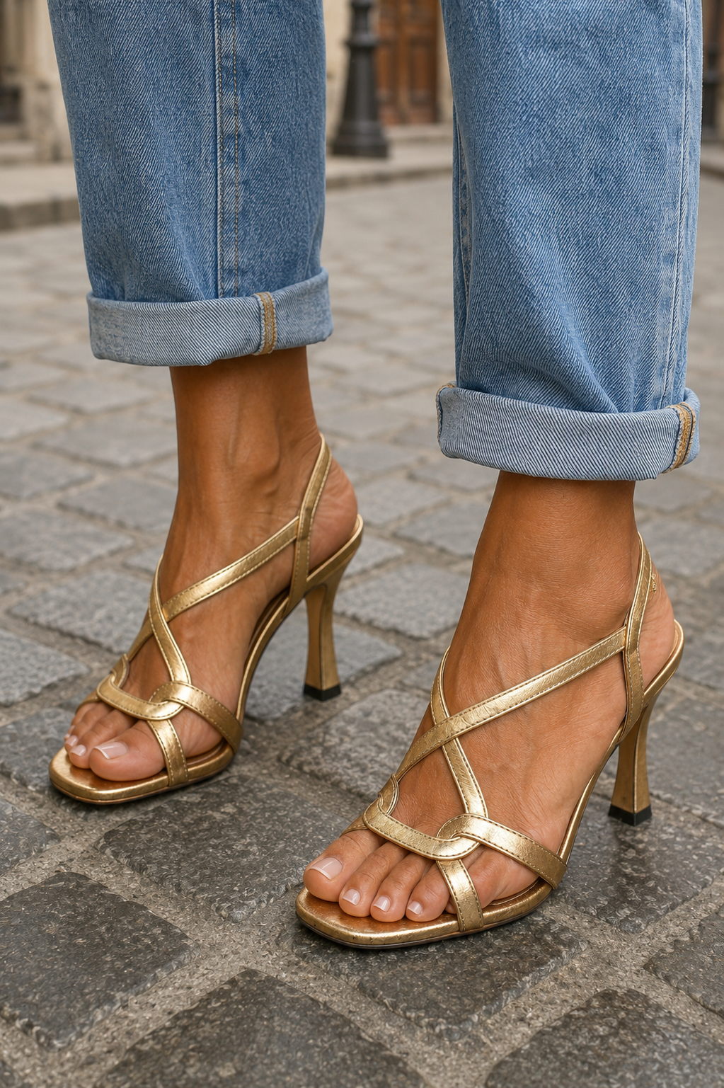 Valeria™ | Goldene Eleganz Komfortabsätze