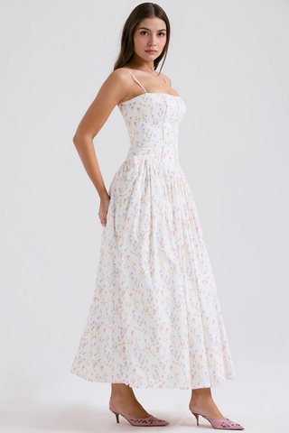 Estrella | Midi-Kleid mit Blumenmuster