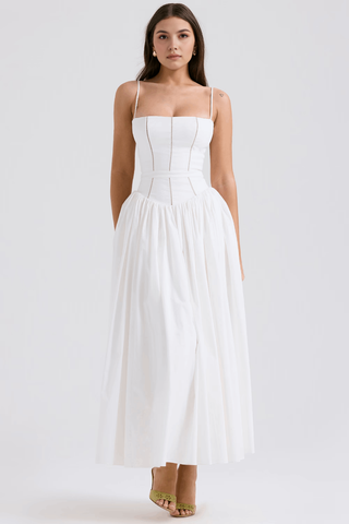 Estrella | Midi-Kleid mit Blumenmuster