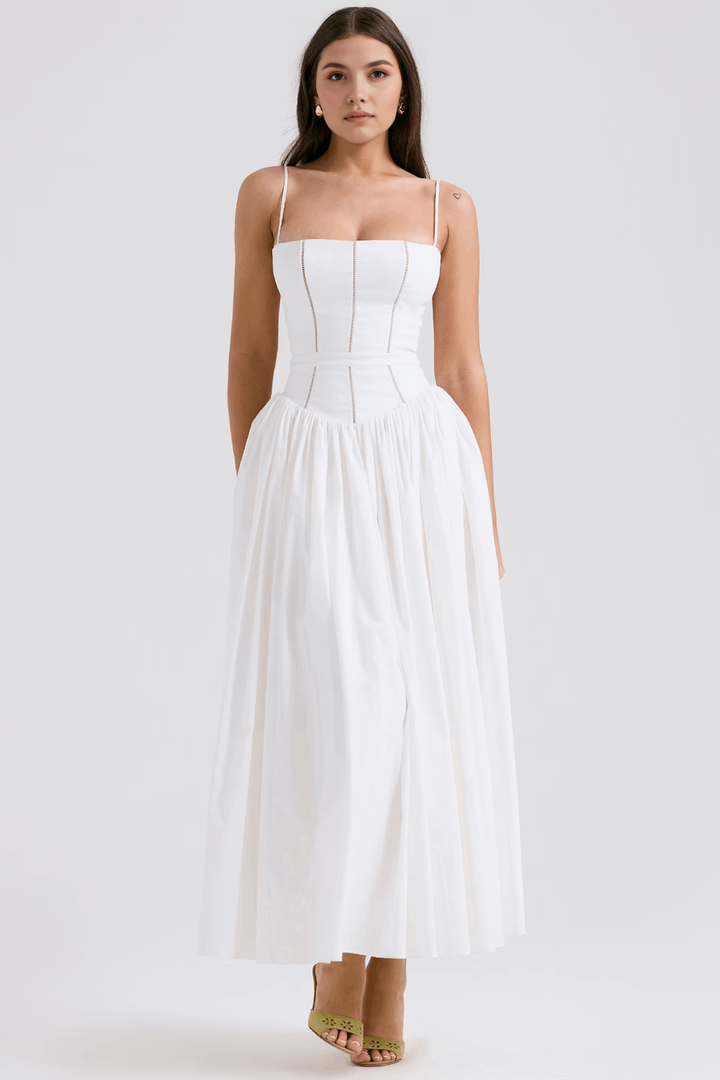 Estrella | Midi-Kleid mit Blumenmuster