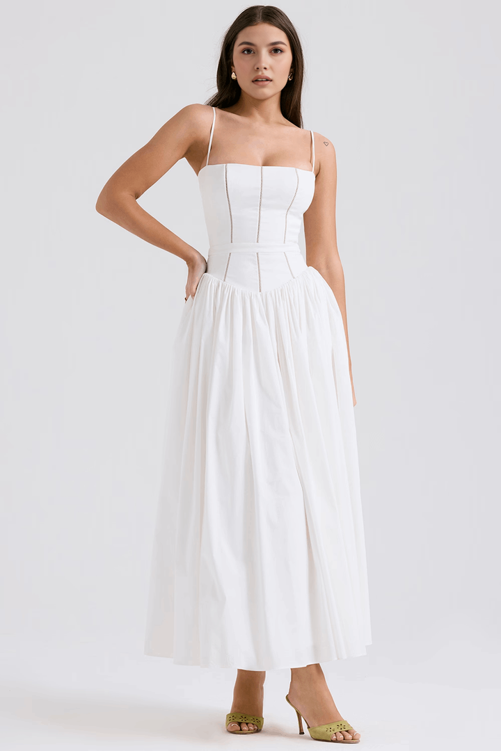 Estrella | Midi-Kleid mit Blumenmuster
