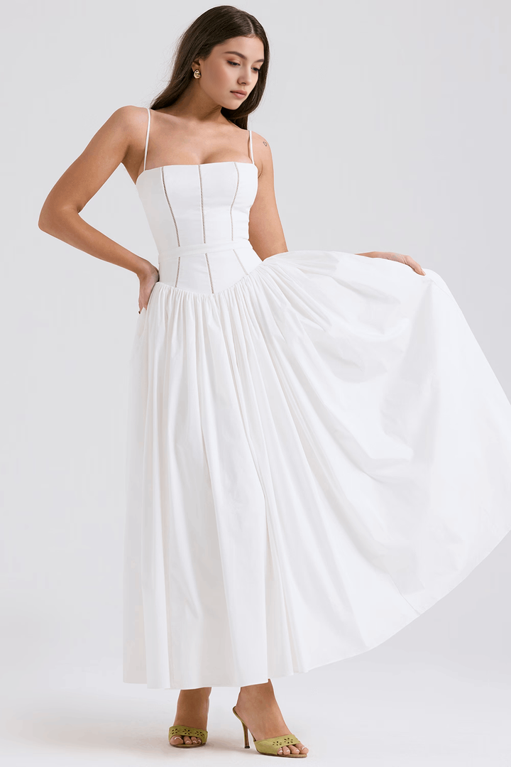 Estrella | Midi-Kleid mit Blumenmuster