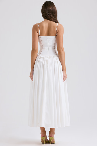Estrella | Midi-Kleid mit Blumenmuster