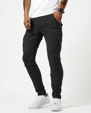 Arden | Slim Fit Stretch Cargo Jeans für Herren