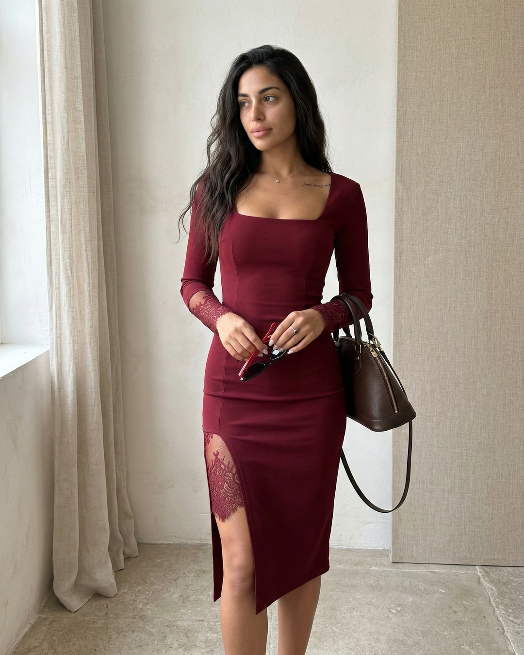 Abendkleid mit Spitze Jasmina