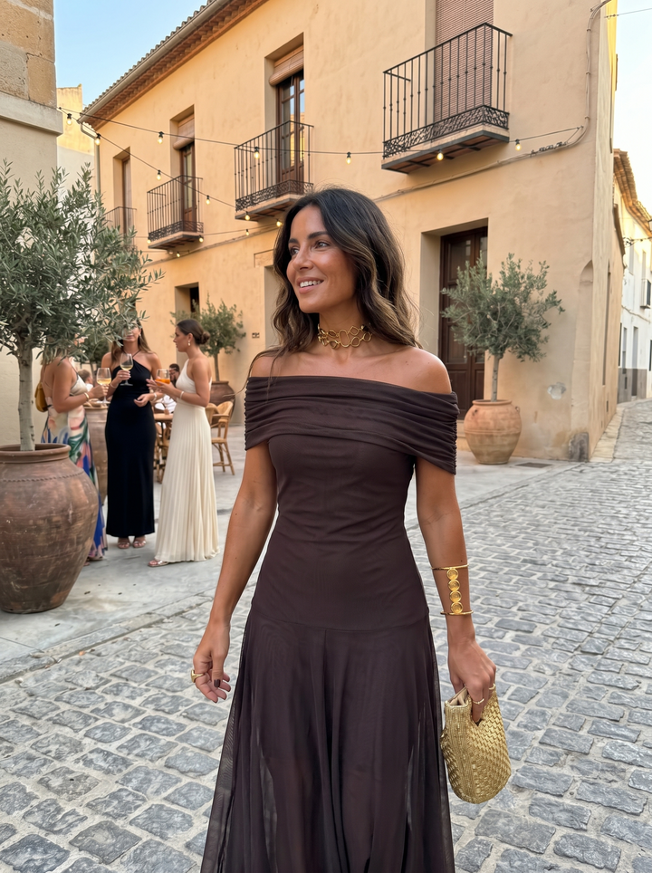 Carla | Elegantes und einfaches Maxikleid