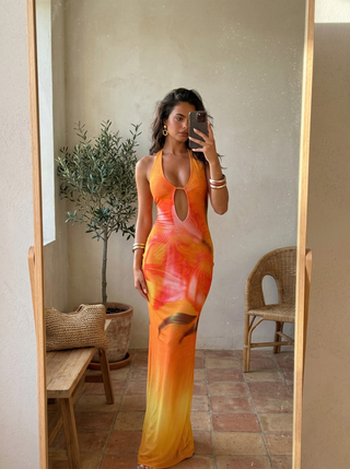 Sonnenuntergang | Langes Sommerkleid