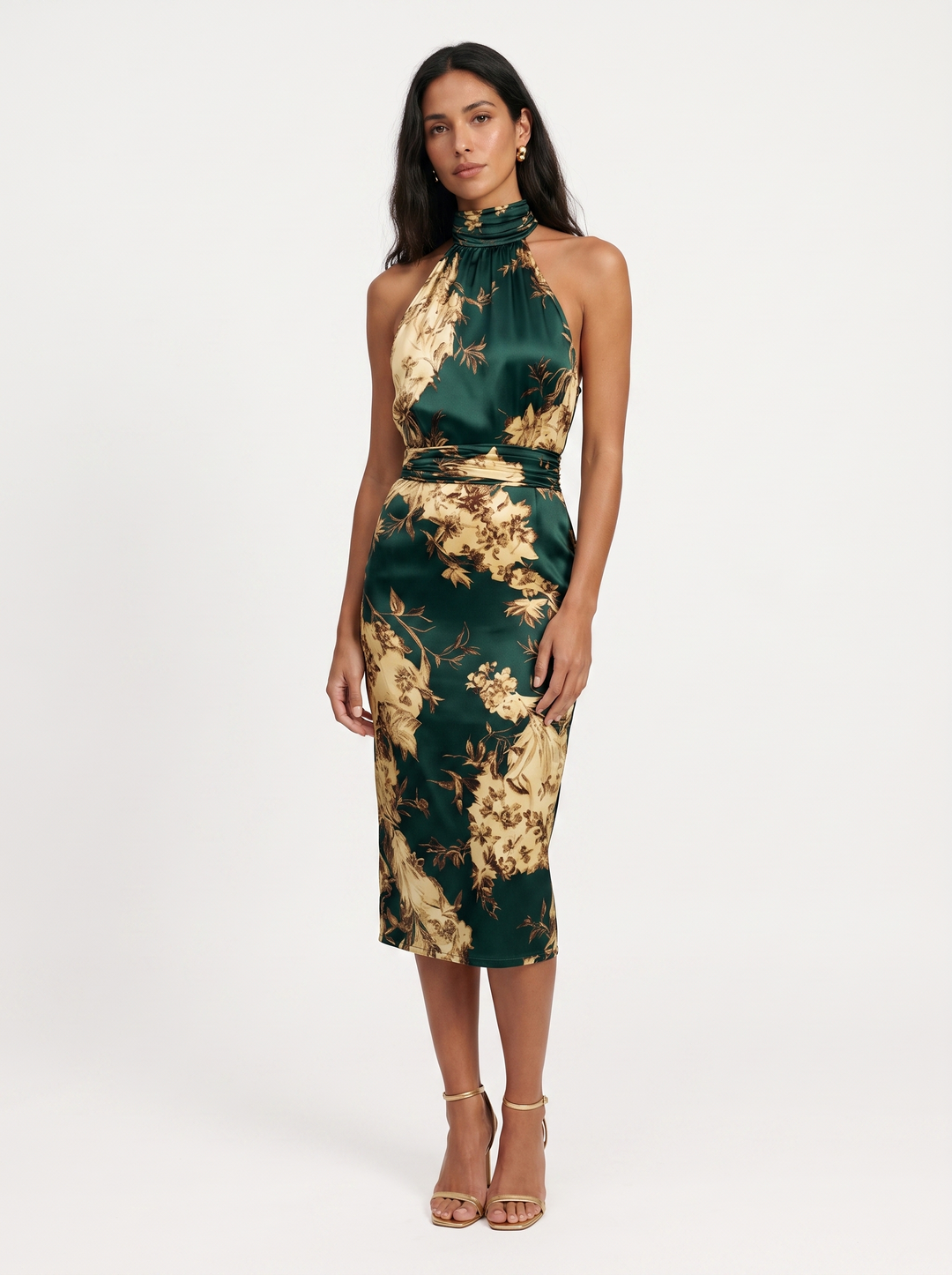 Marieta | Elegantes Kleid mit Halterkragen
